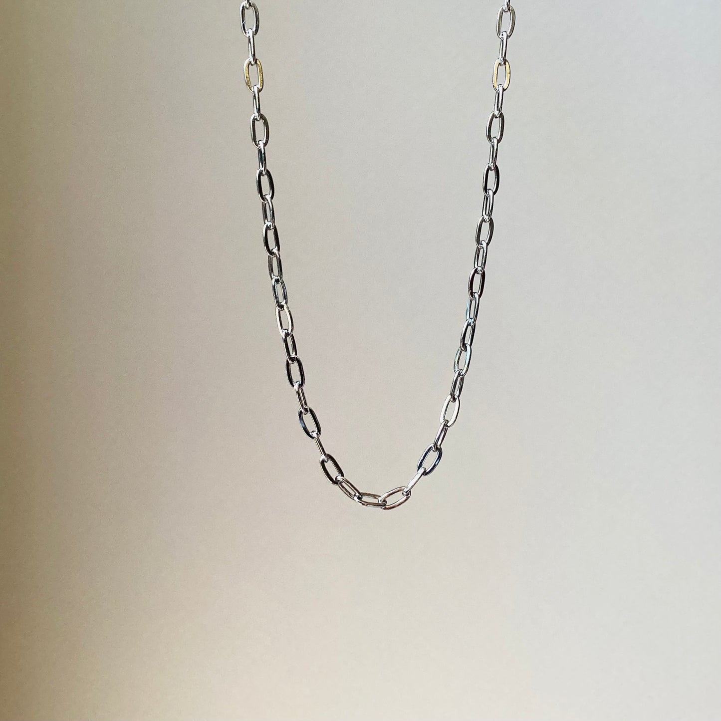 Collier chaîne ovale