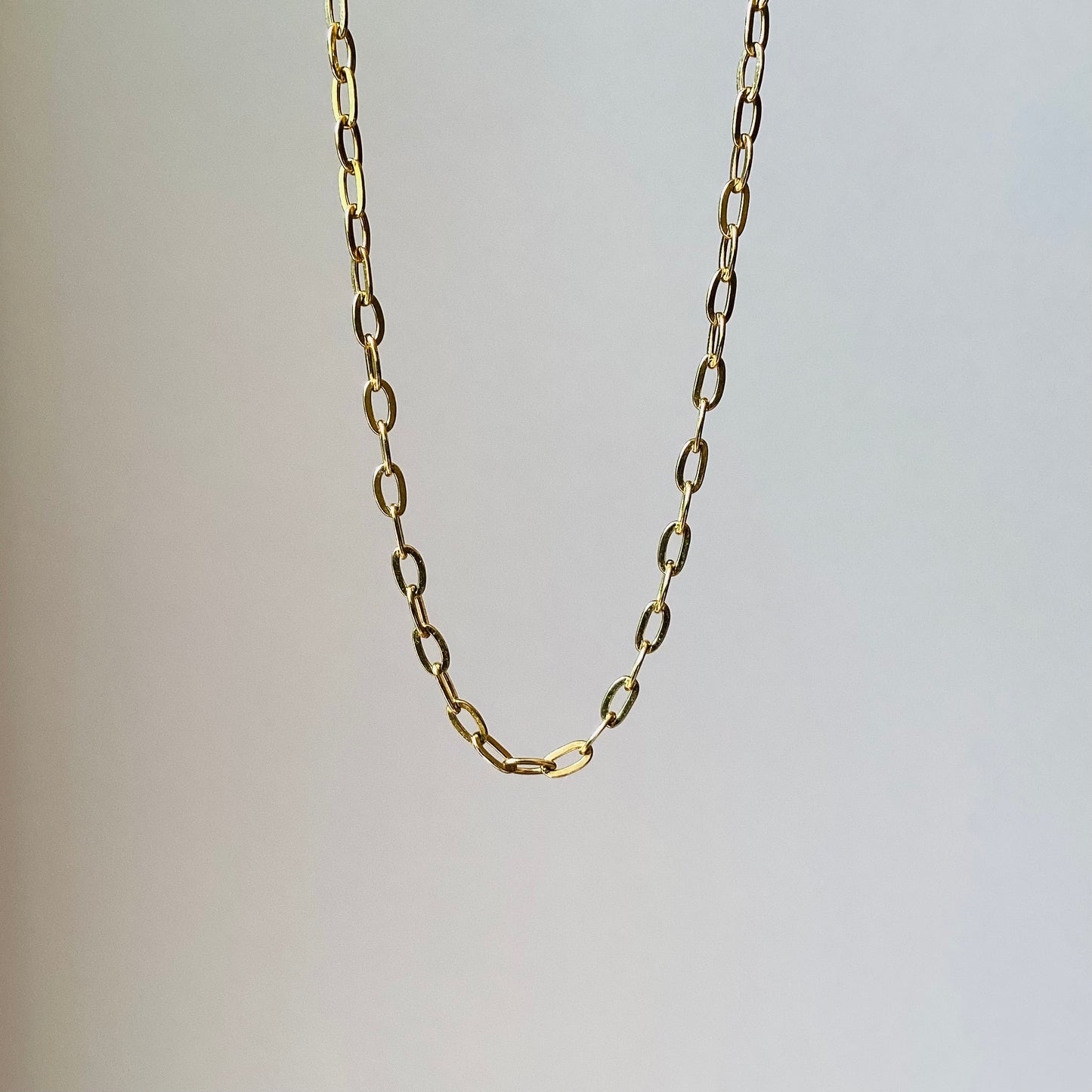 Collier chaîne ovale