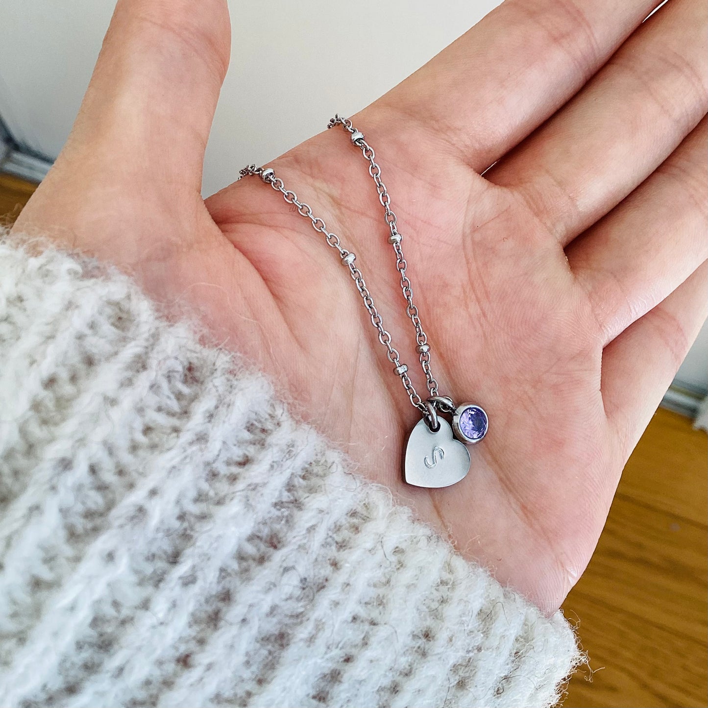 collier initiale cadeau personnalisé
