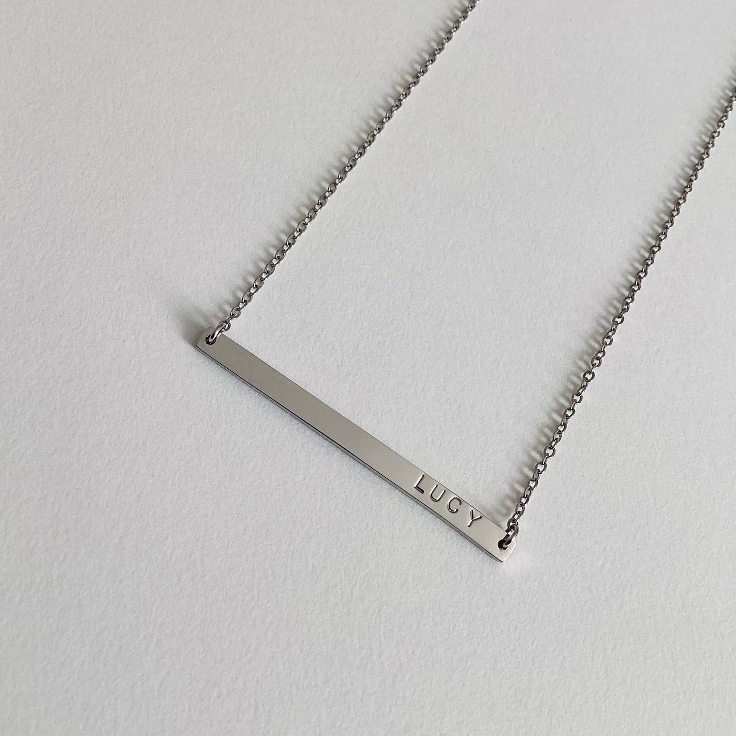 collier personnalisé minimaliste