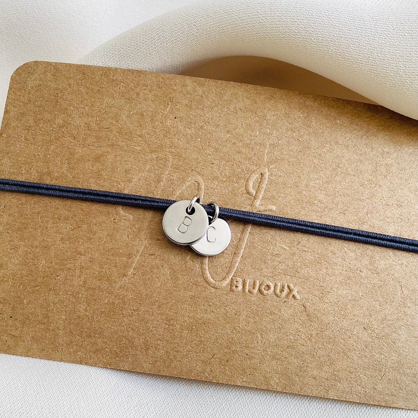 bracelet personnalisé estampé en acier inoxydable
