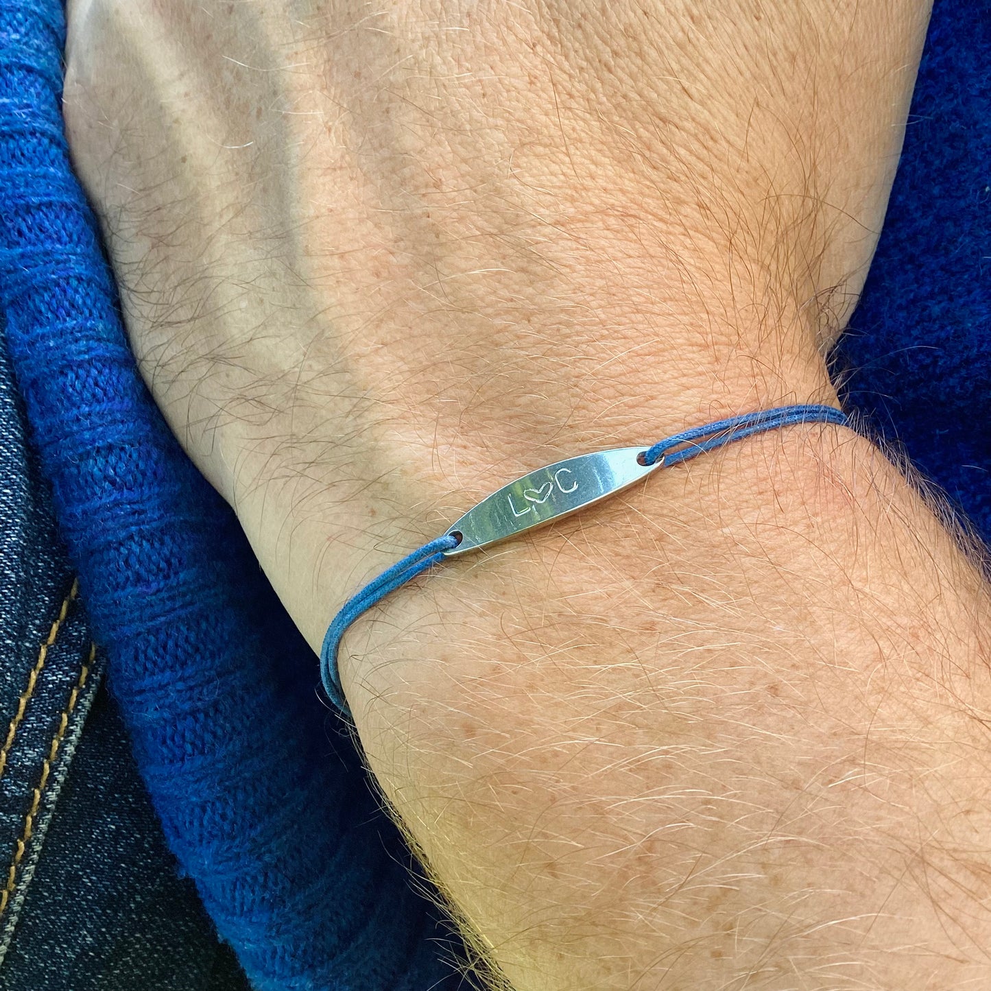 bracelet cordon personnalisé