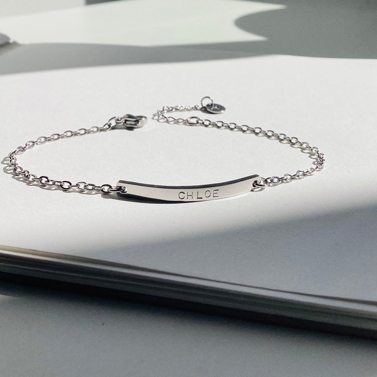 bracelet personnalisé estampé prénom