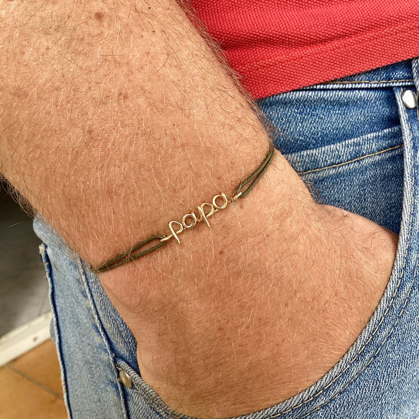 ADELINE | Bracelet Cordon Personnalisé
