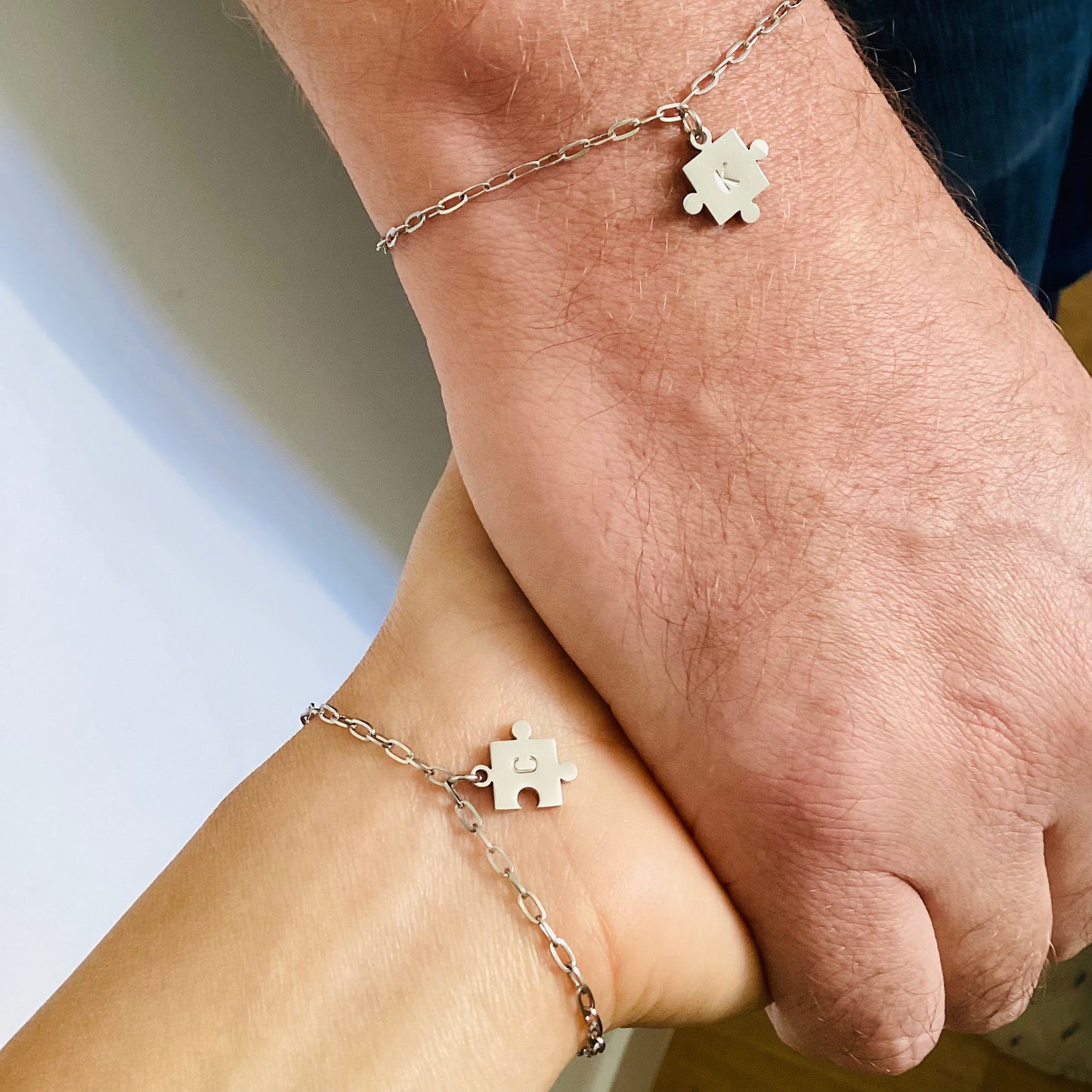 bracelet puzzle personnalisé