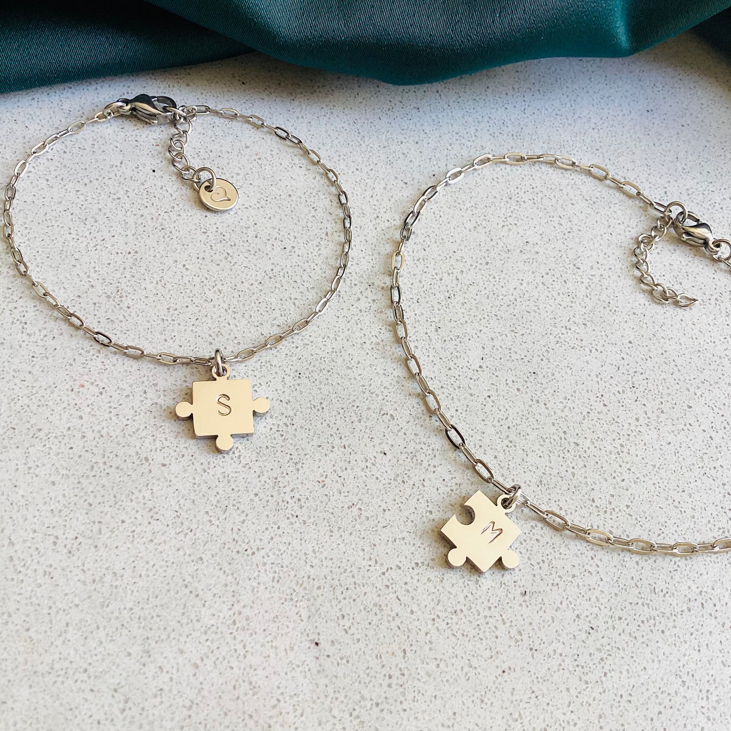 bracelet puzzles argentes