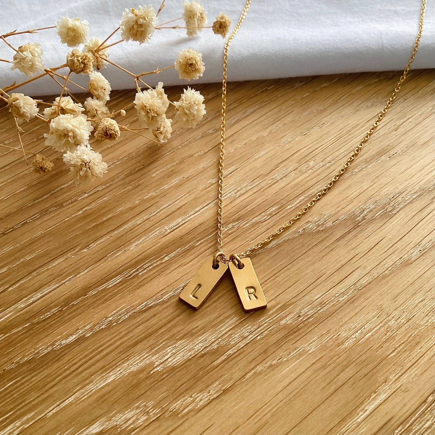 collier initiales