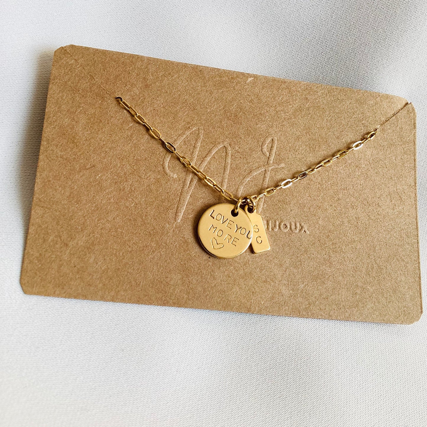 collier pendentif personnalisé fait main
