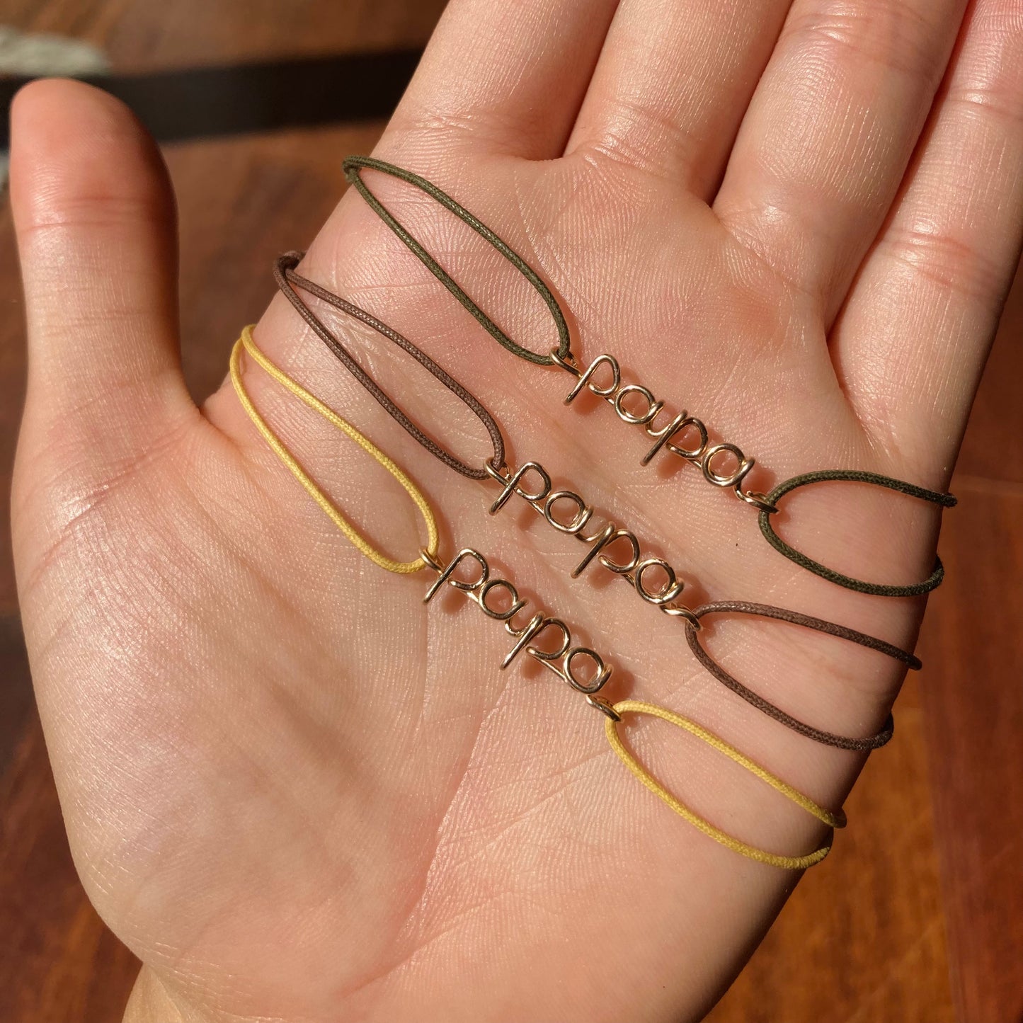 ADELINE | Bracelet Cordon Personnalisé