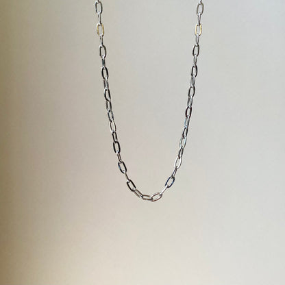 Collier chaîne ovale