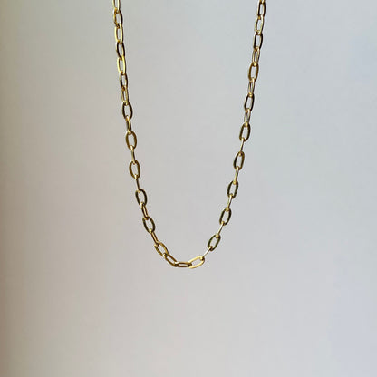 Collier chaîne ovale