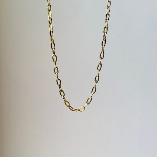 Collier chaîne ovale