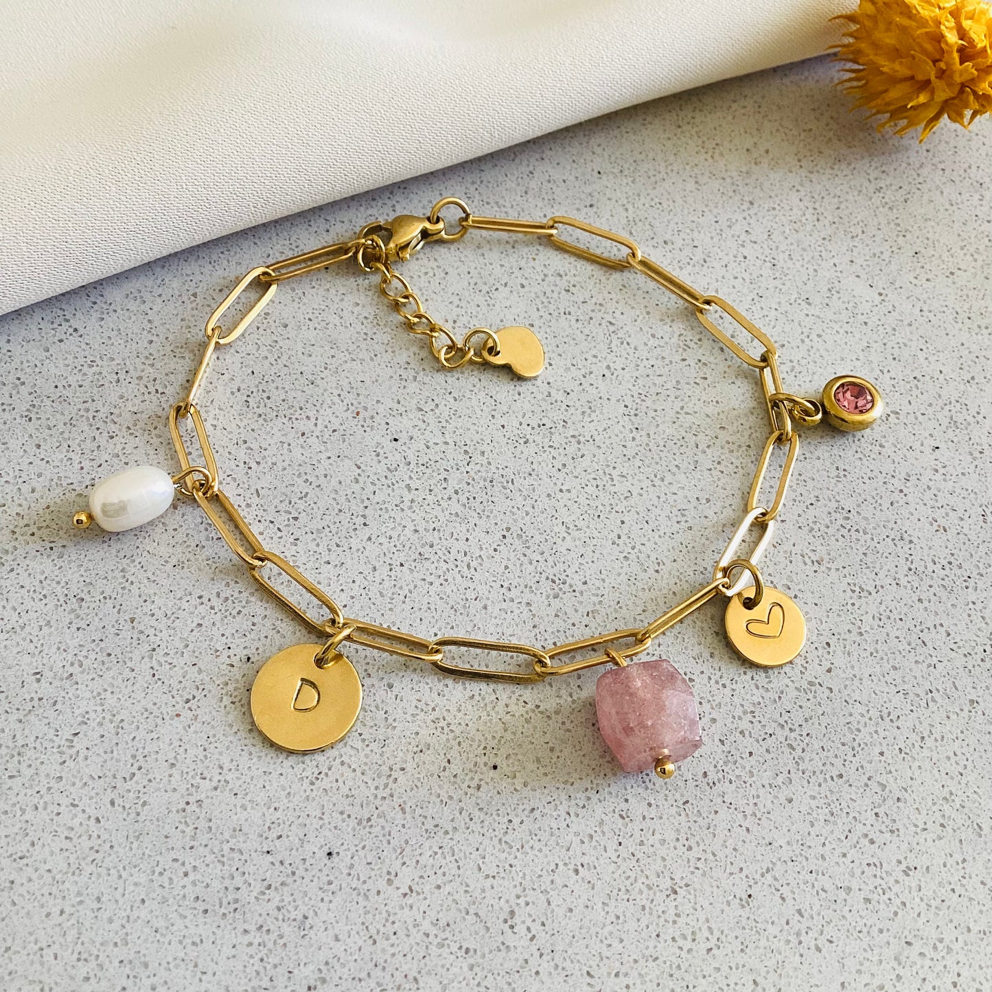 LUNA | Bracelet Charms Personnalisable