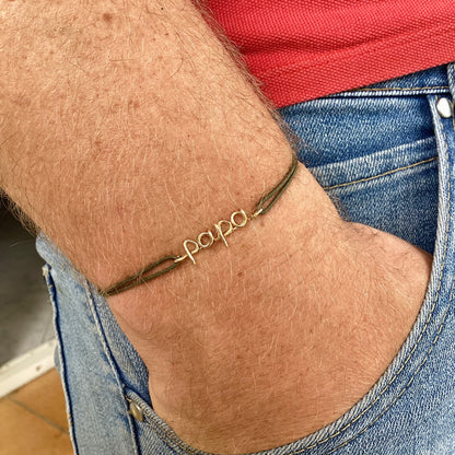 ADELINE | Bracelet Cordon Personnalisé
